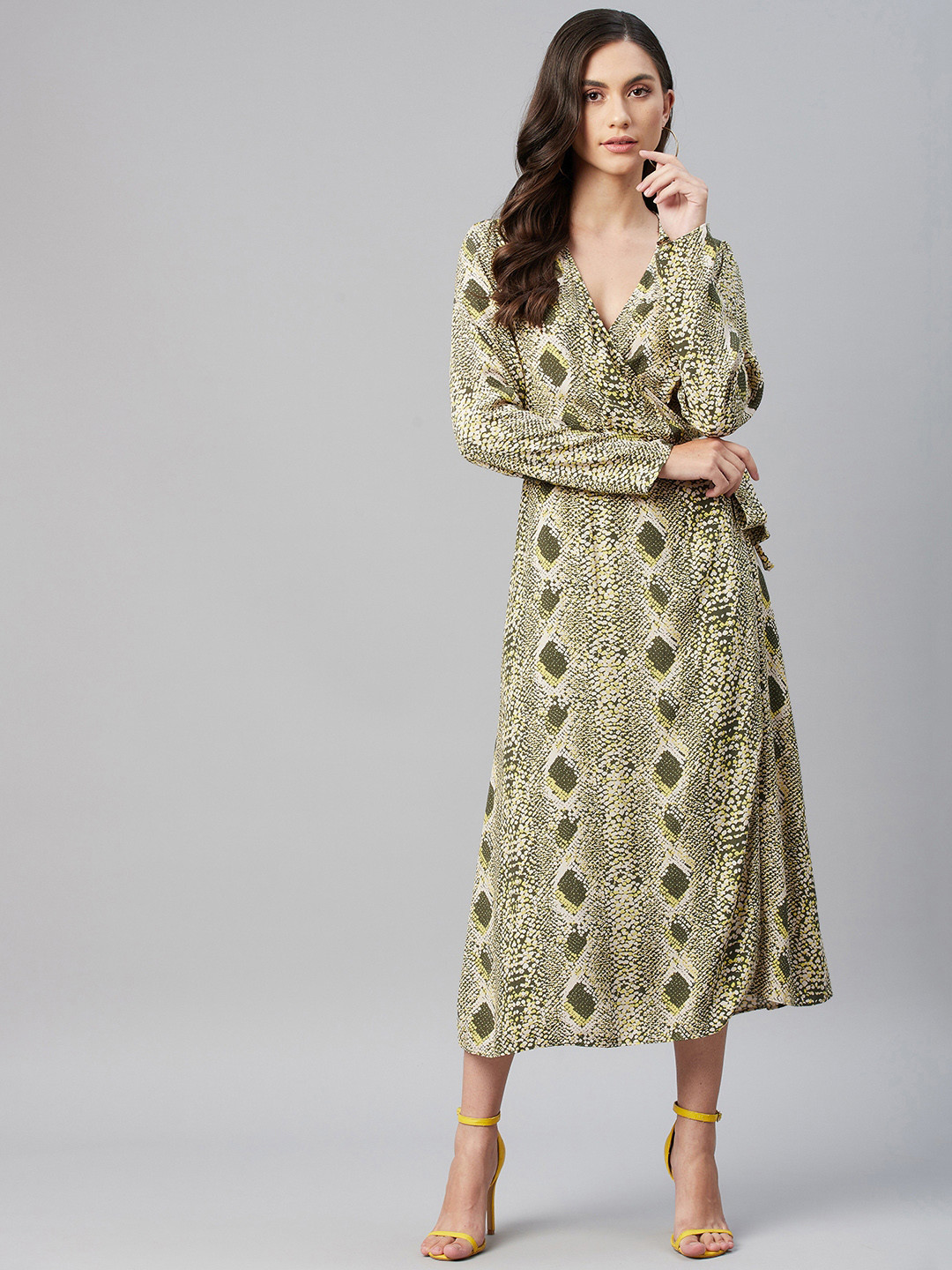 Marks and spencer olive dress Clearance