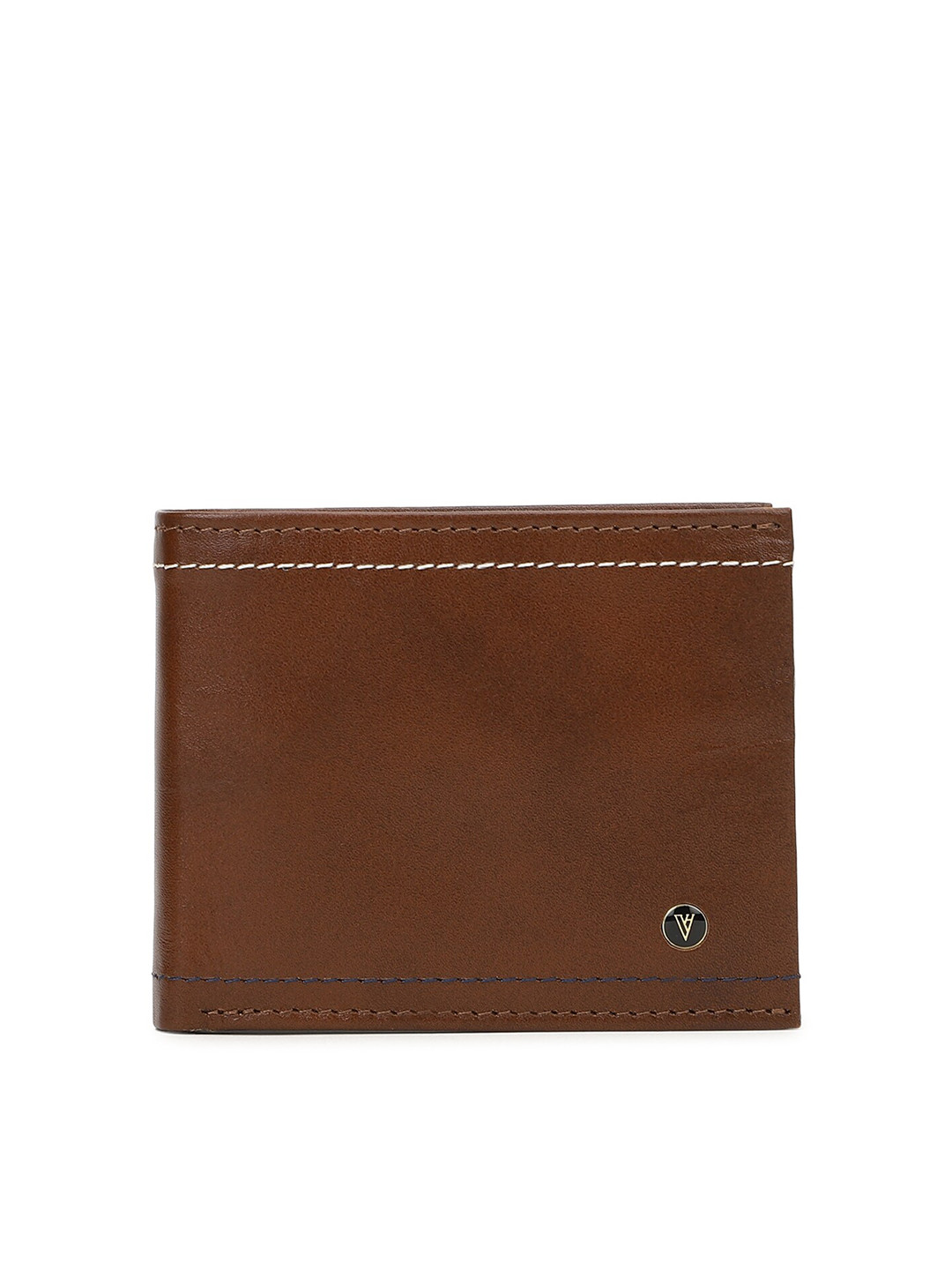 Buy Van Heusen Men Brown Leather Two Fold Wallet Wallets for Men 18233002 Myntra