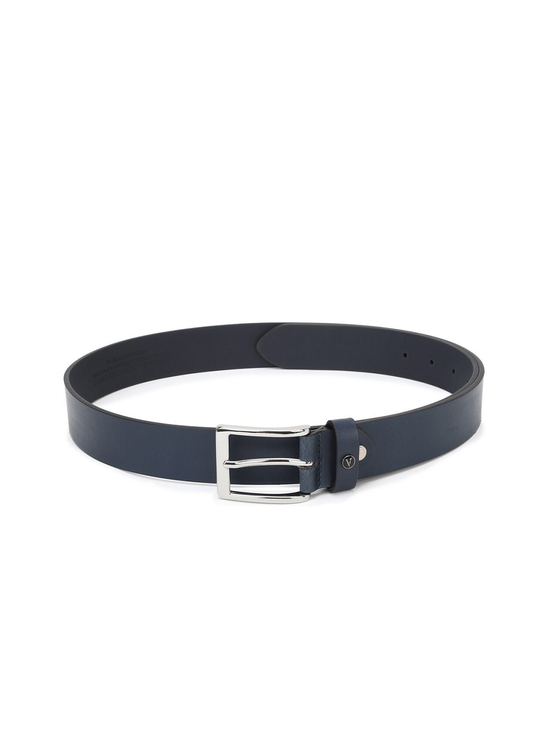 Buy Van Heusen Men Navy Blue Leather Formal Belt Belts for Men