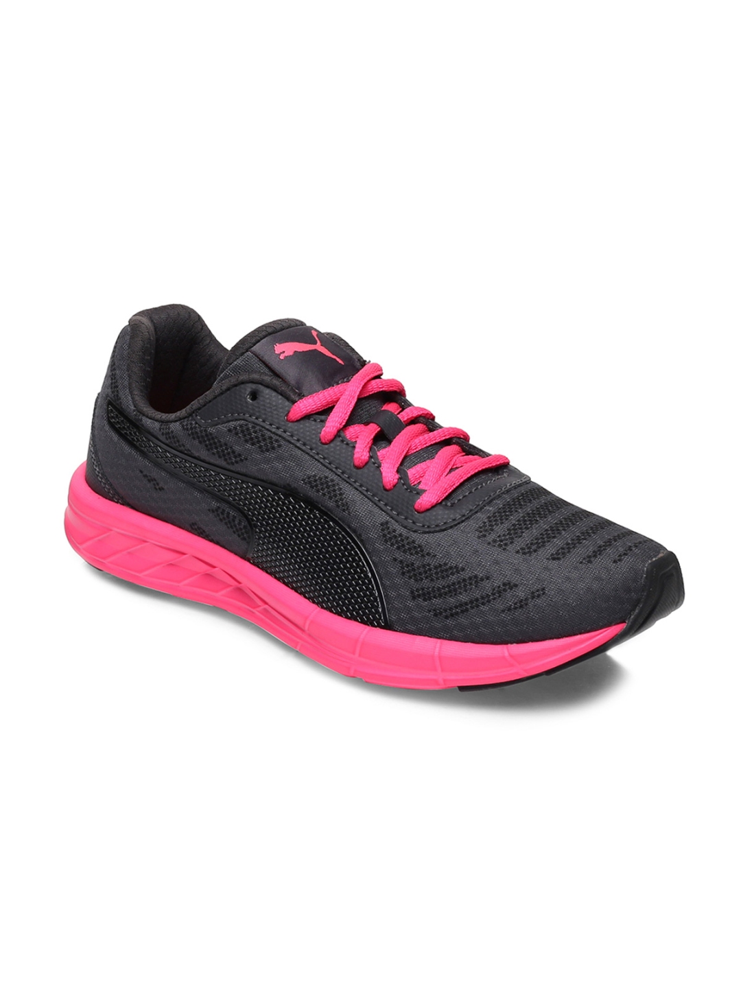 Buy Puma Women Black Pink Meteor Wn S Running Shoes - Sports Shoes for ...
