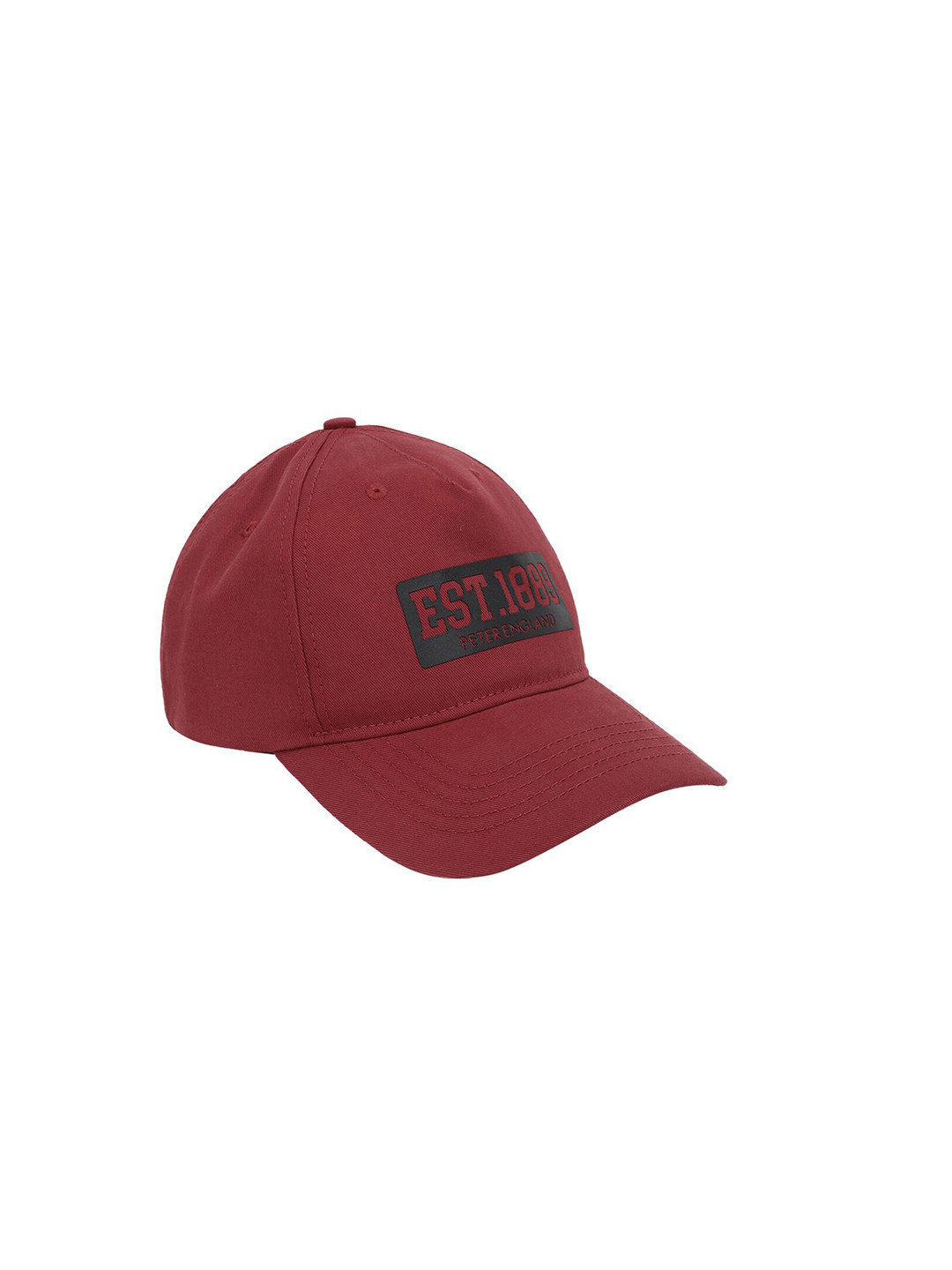 Buy Peter England Men Maroon & Black Printed Baseball Cap Caps for