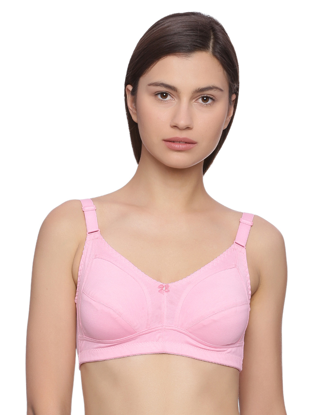 Buy Rosaline By Zivame Pink Medium Coverage Bra RO00MPLB06PY Bra for