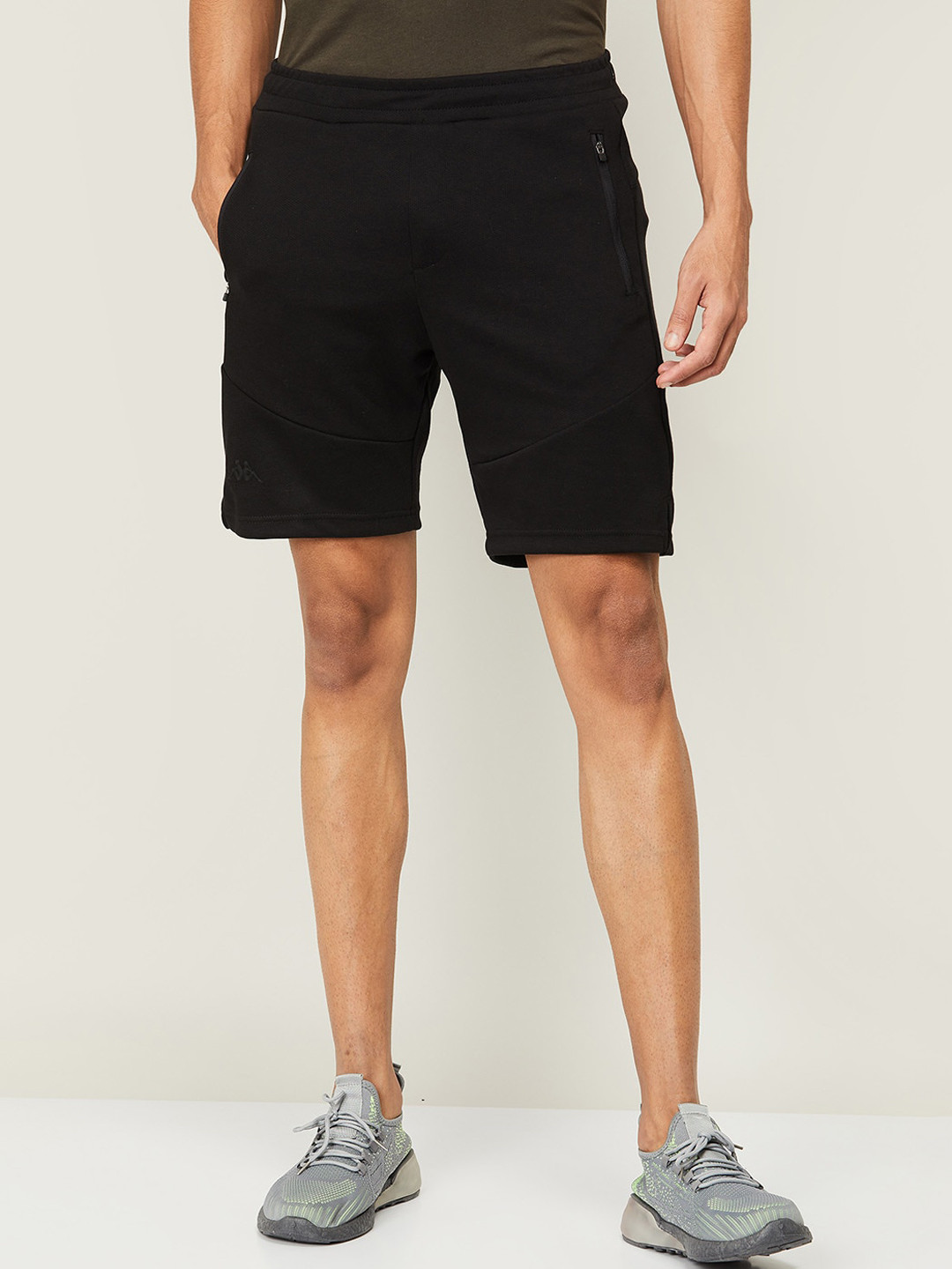 Buy Kappa Men Black Training Or Gym Sports Shorts Shorts for Men