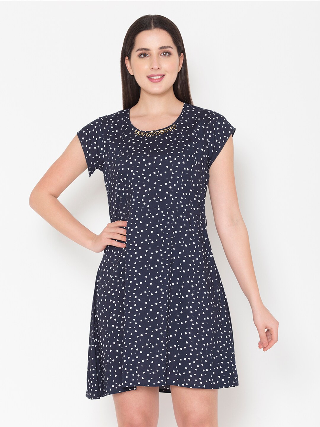 Buy Modriba Navy Blue Dress - Dresses for Women 18238718 | Myntra