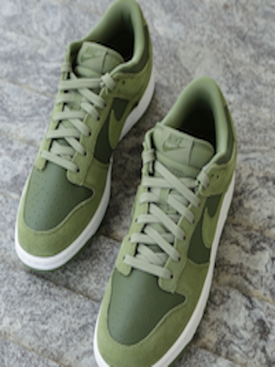Buy Nike Men Green Dunk Low Sneakers Casual Shoes for