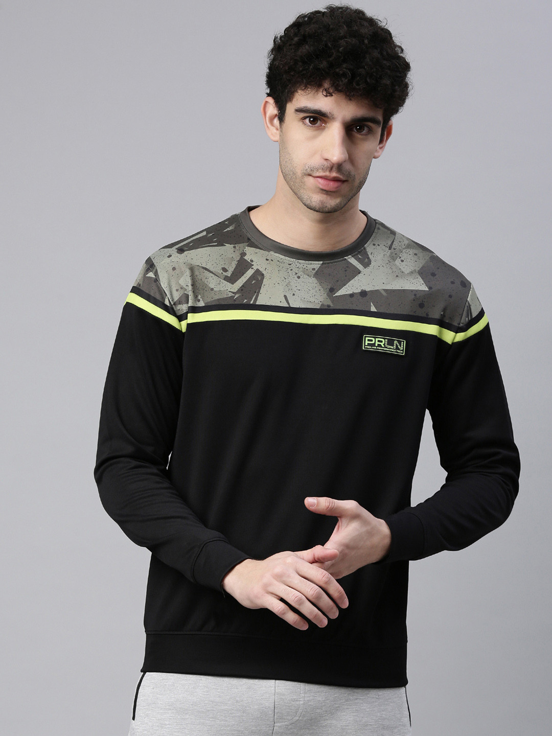Buy Proline Active Men Black Sweatshirt Sweatshirts for Men 18240266