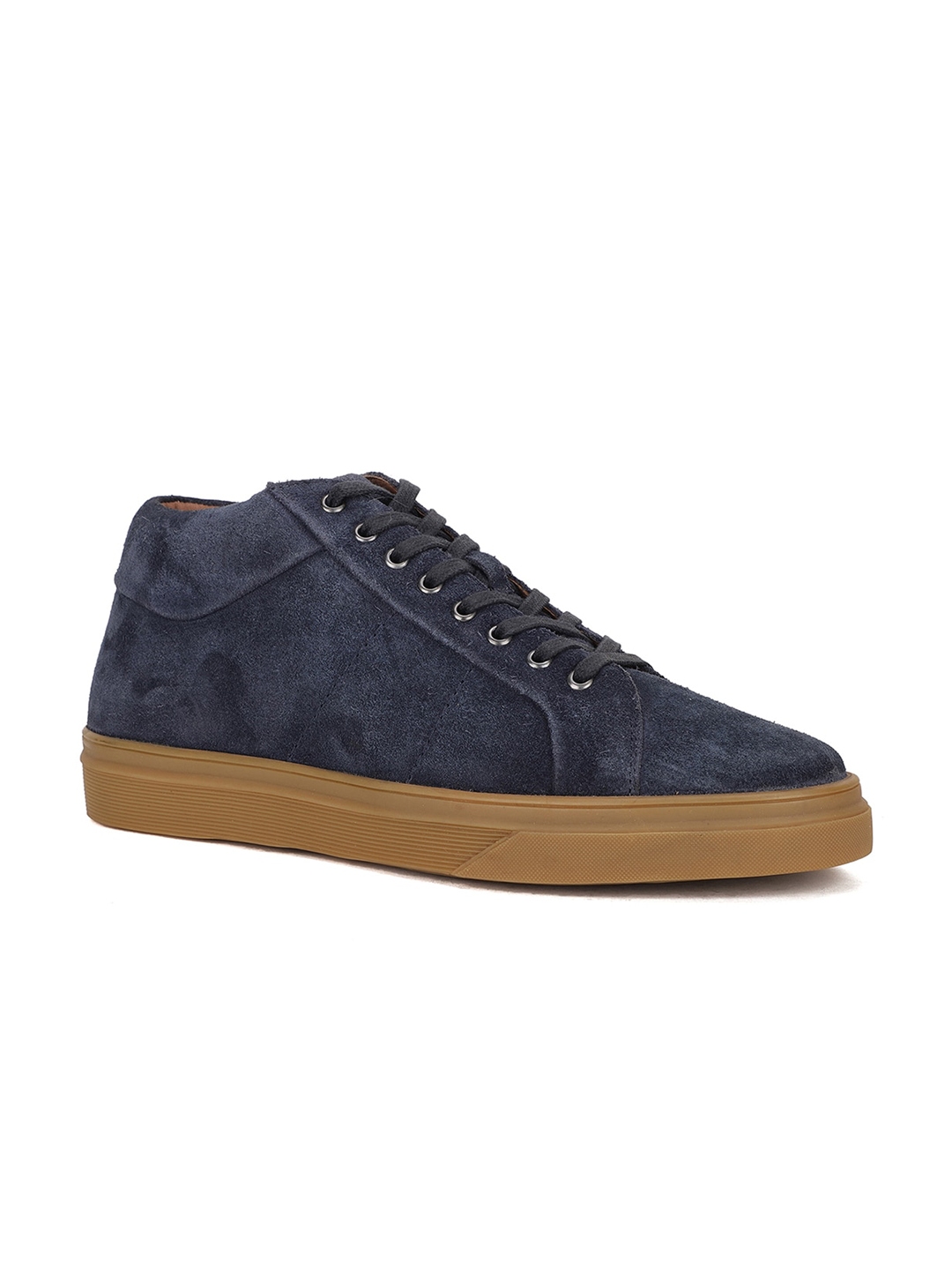 Buy Hush Puppies Men Blue Suede Sneakers Casual Shoes For Men 18250812 Myntra 