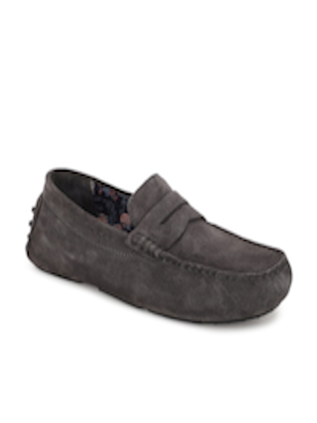 Buy Hush Puppies Men Grey Suede Loafers - Casual Shoes for Men 18250824 ...