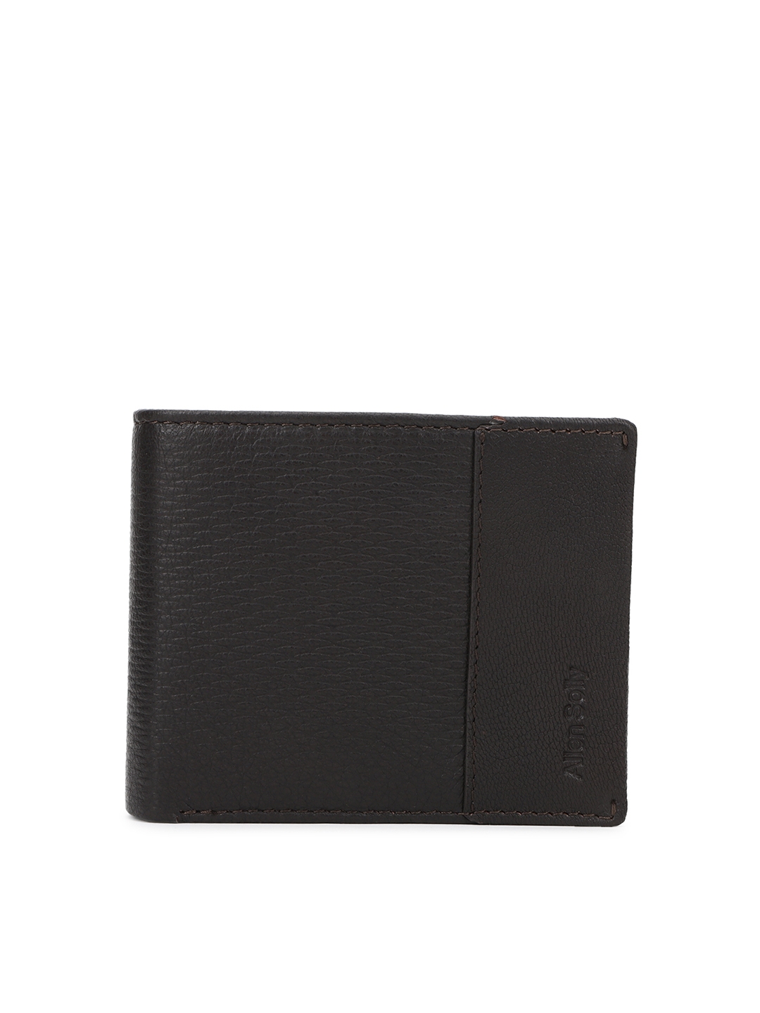 Buy Allen Solly Men Black Leather Two Fold Wallet - Wallets for Men ...