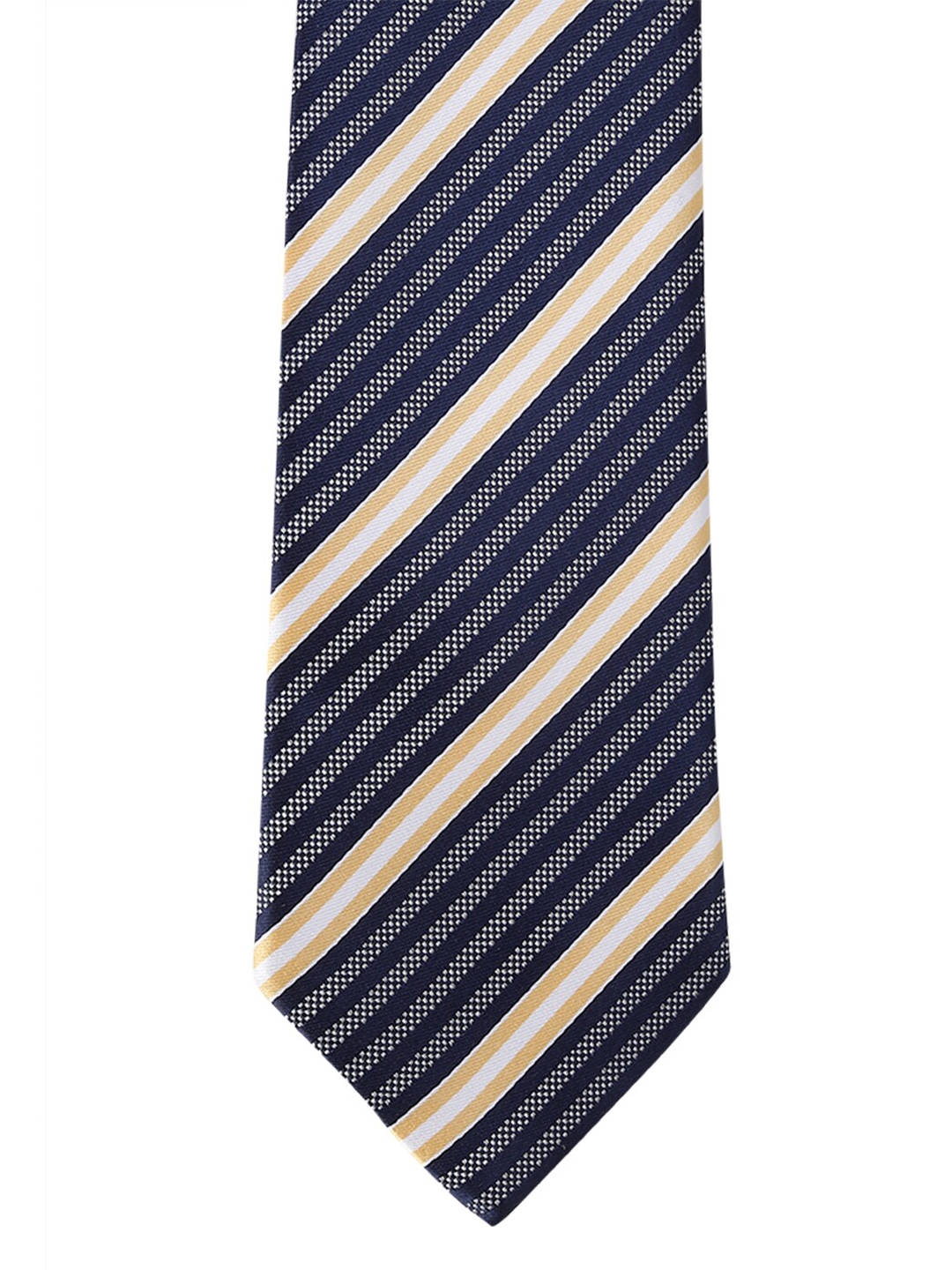 Buy Allen Solly Men Navy Blue & White Printed Broad Tie - Ties for Men ...