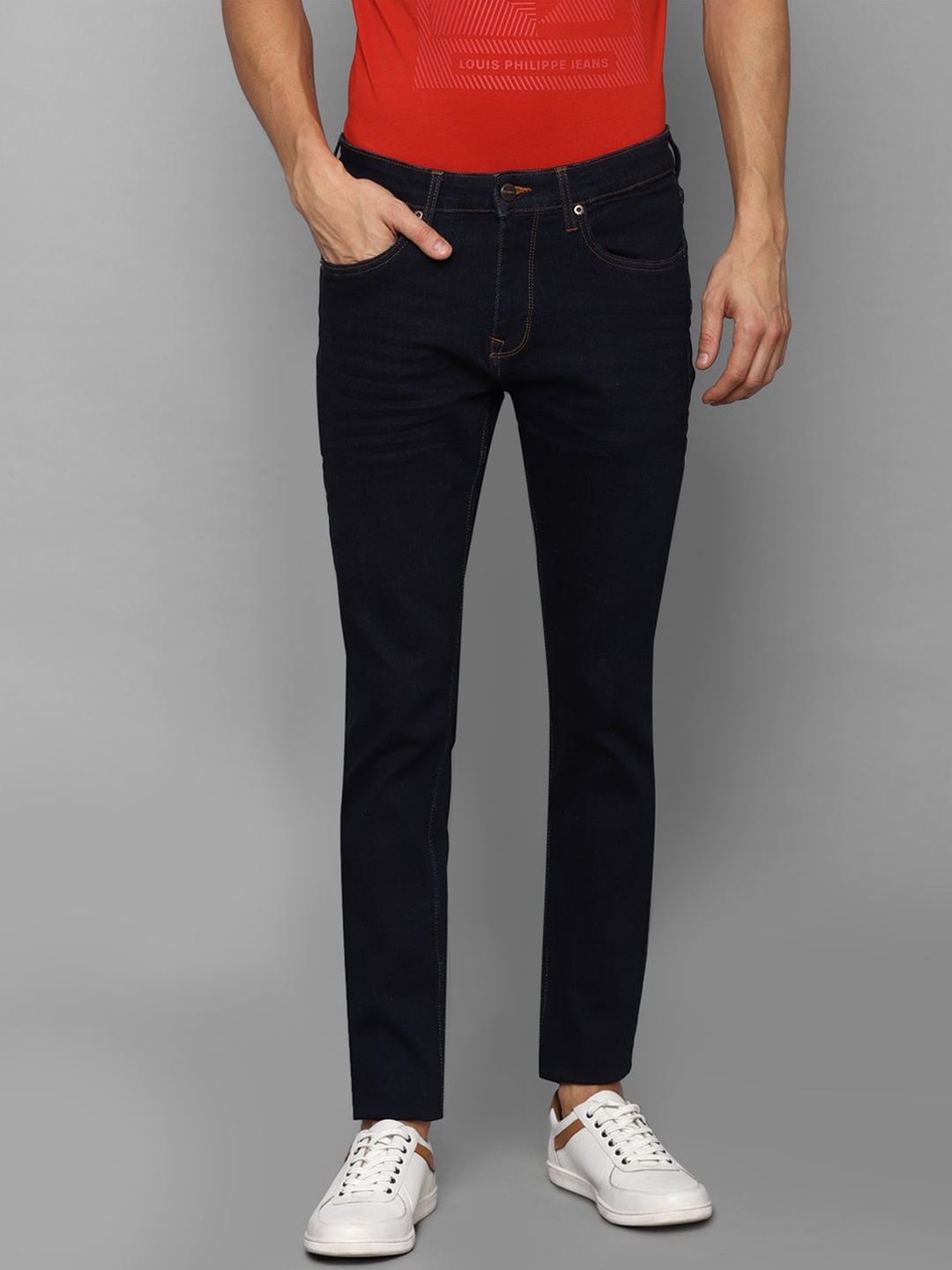 Buy Louis Philippe Jeans Men Black Slim Fit Jeans - Jeans for Men ...