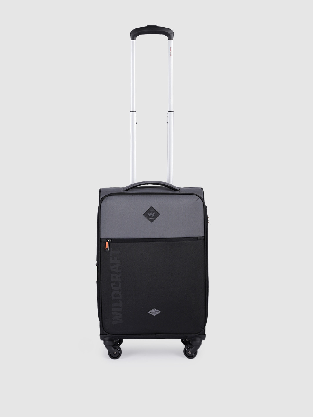 Buy Wildcraft Black & Grey Colourblocked Cabin Trolley Suitcase