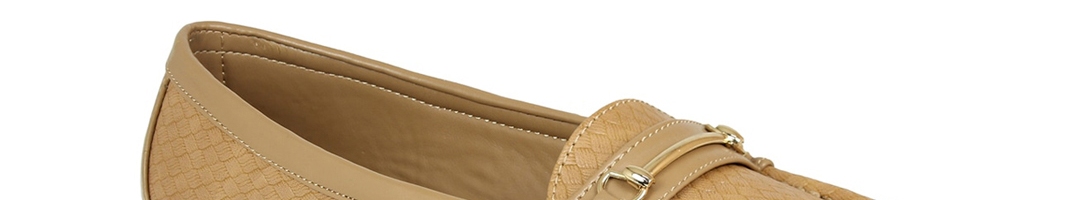 Buy Inc 5 Women Beige Woven Design Loafers - Casual Shoes for Women ...