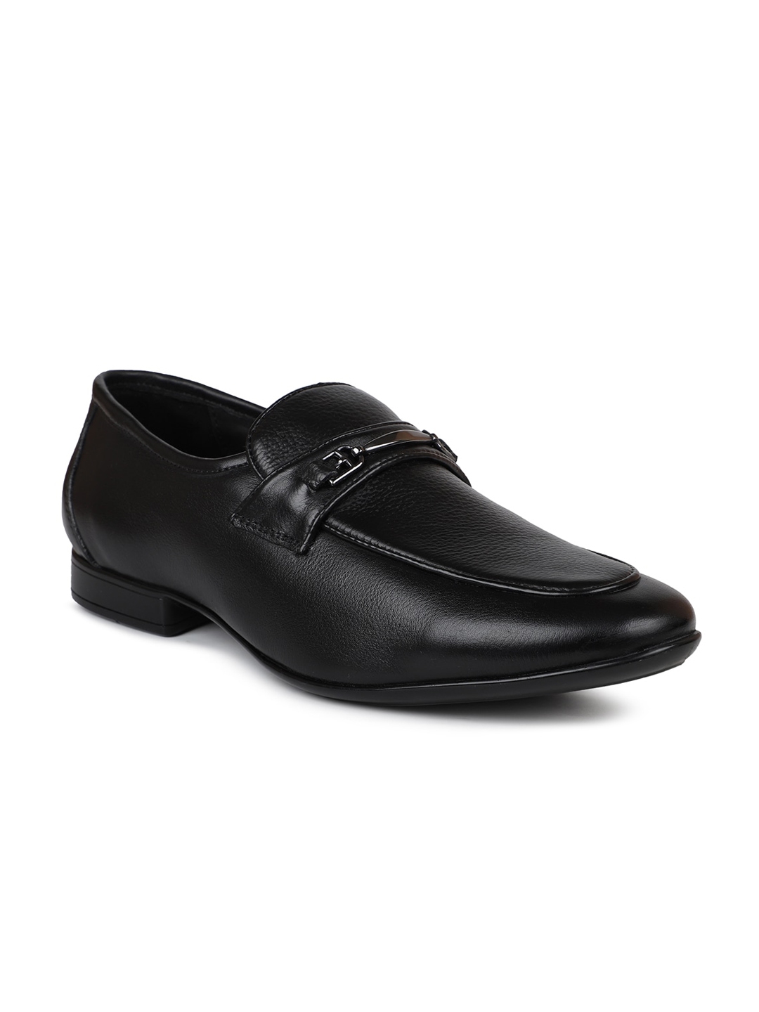 Buy Privo By Inc5 Men Black Solid Leather Formal Slip Ons Formal Shoes For Men 18272340 Myntra 1624