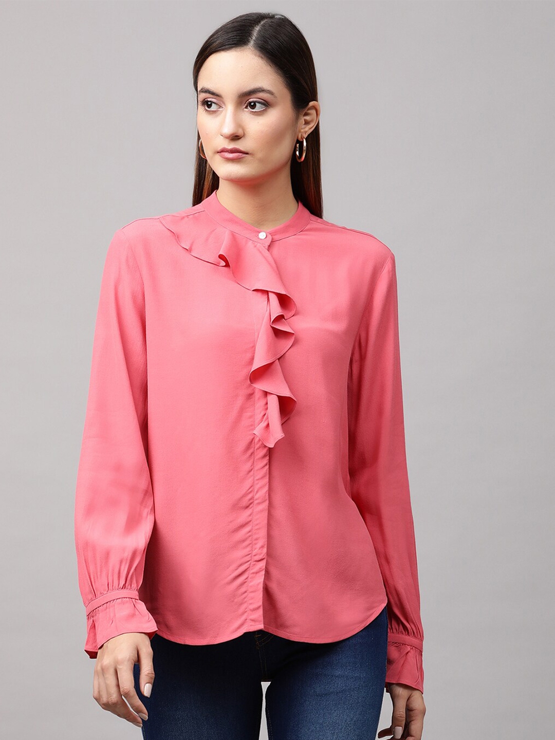 Buy GANT Women Pink Comfort Casual Shirt - Shirts for Women 18282288 ...
