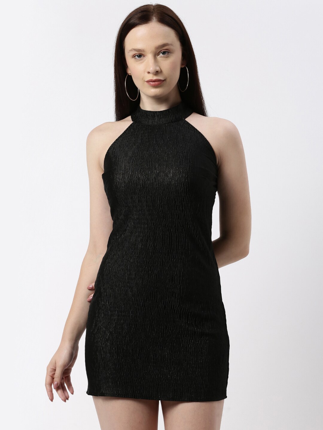Buy Kriatma Black Satin Bodycon Mini Dress - Dresses for Women 18295696 ...