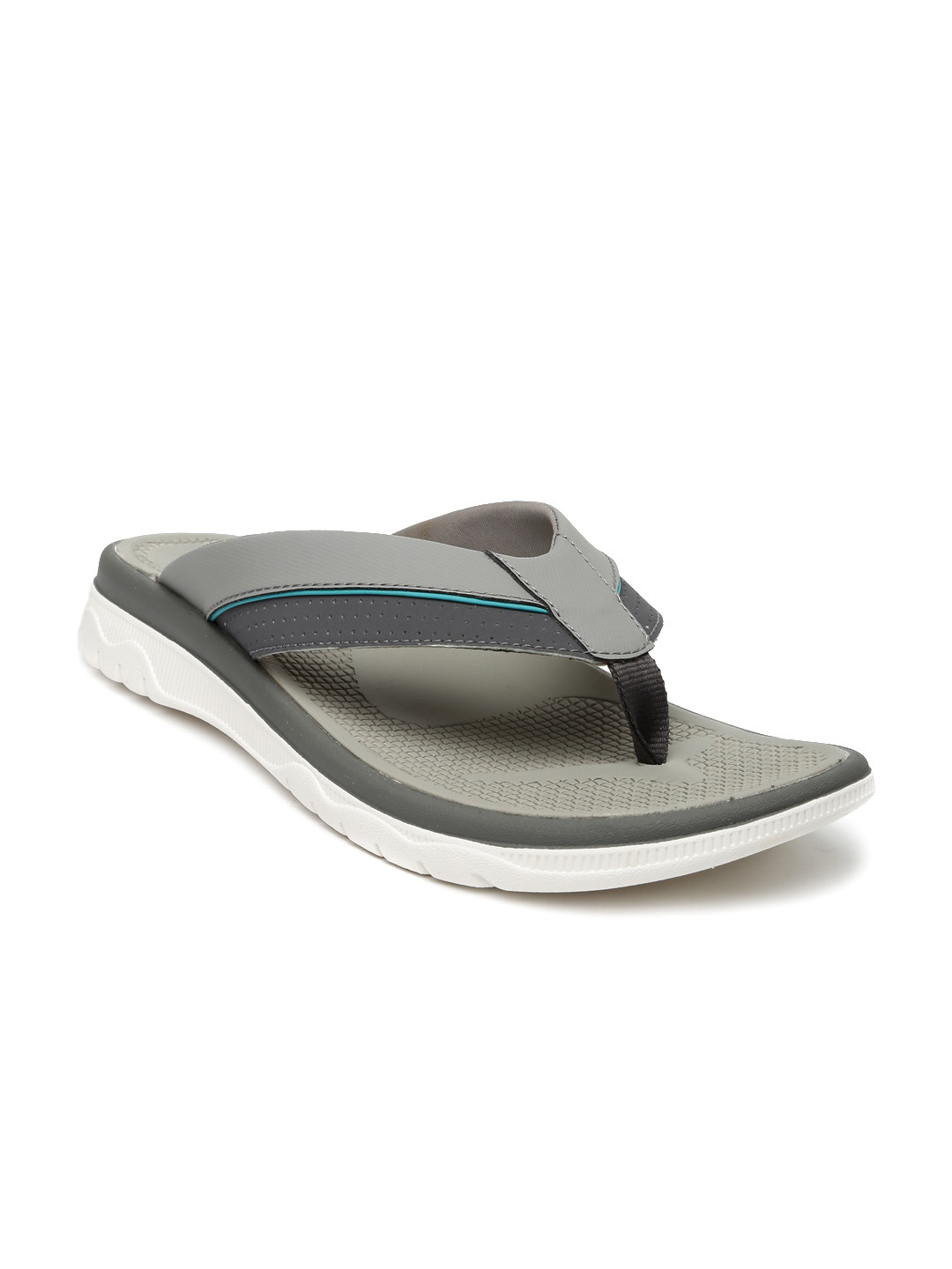 Buy Clarks Men Grey Balta Sun Leather Sandals Sandals for Men 1830330