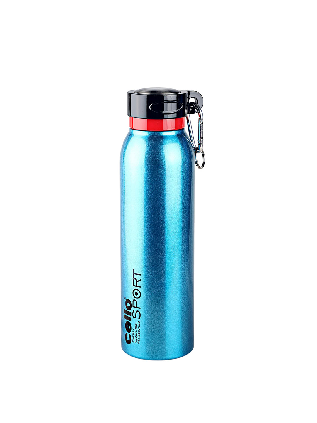 Buy Cello Blue Solid Stainless Steel Water Bottle 550 ML Water Bottle