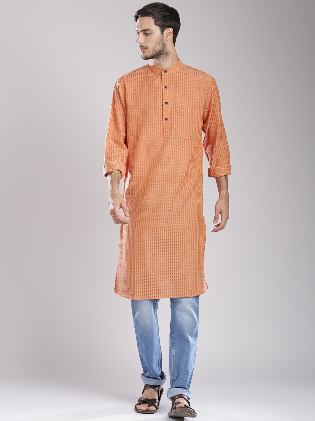 fabindia men's long kurta