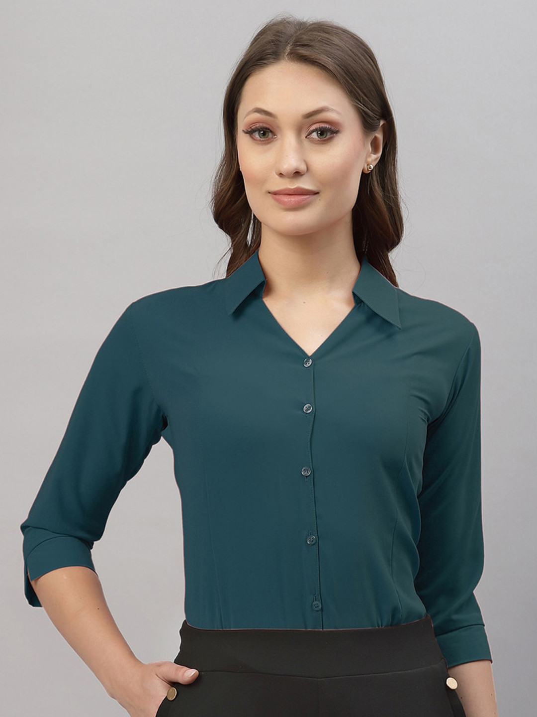 Buy Selvia Green Shirt Style Top Tops for Women 18308672 Myntra