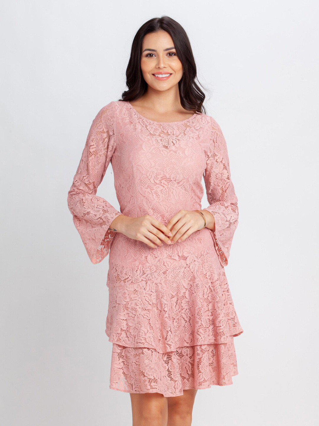 Buy Zink London Pink Dress Dresses for Women 18310394 Myntra