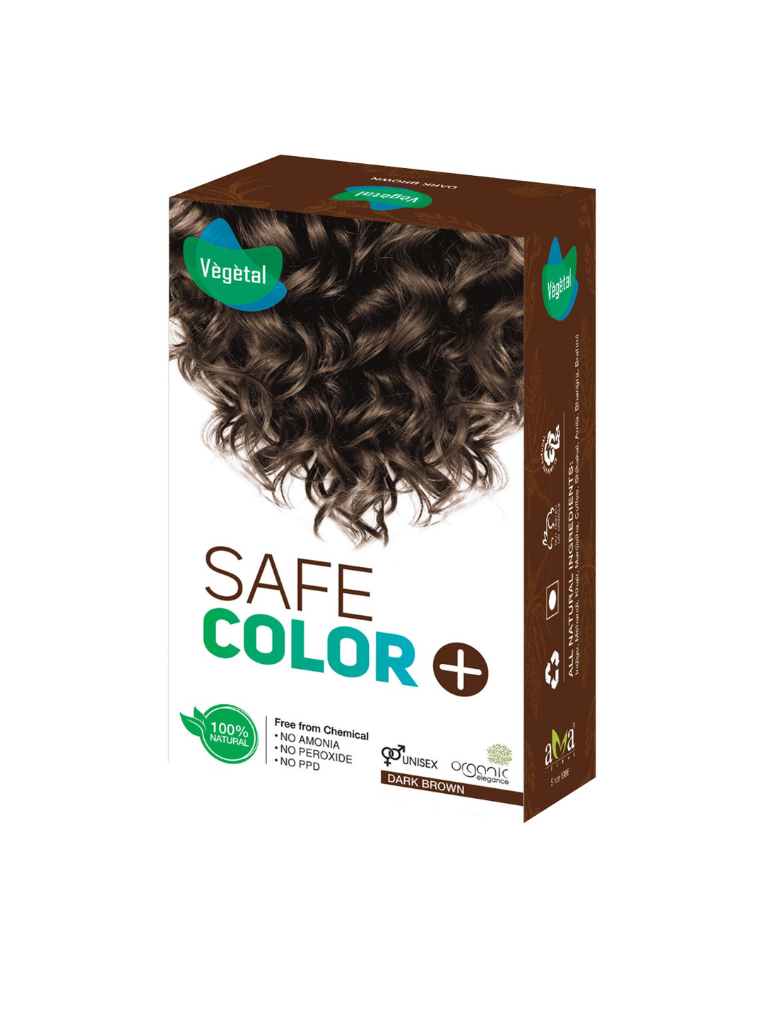 Buy Vegetal Safe Color Hair Color 25 G Dark Brown Hair Colour for Men