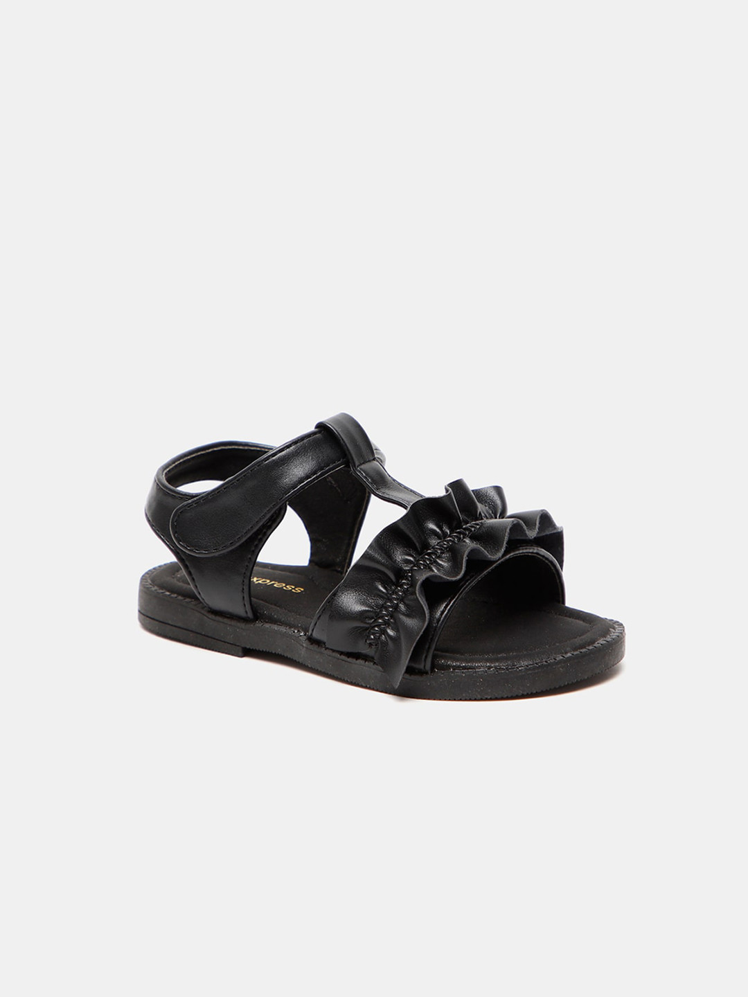 Buy Shoexpress Girls Black Open Toe Flats Flats for Girls 18321852