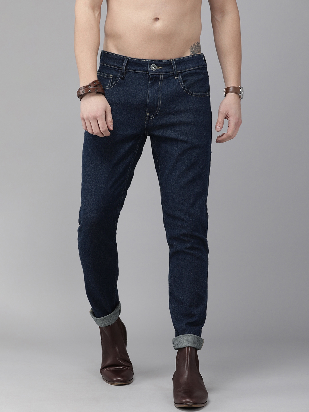 Buy Roadster Men Blue Jean Slim Fit Jeans - Jeans for Men 18322862 | Myntra