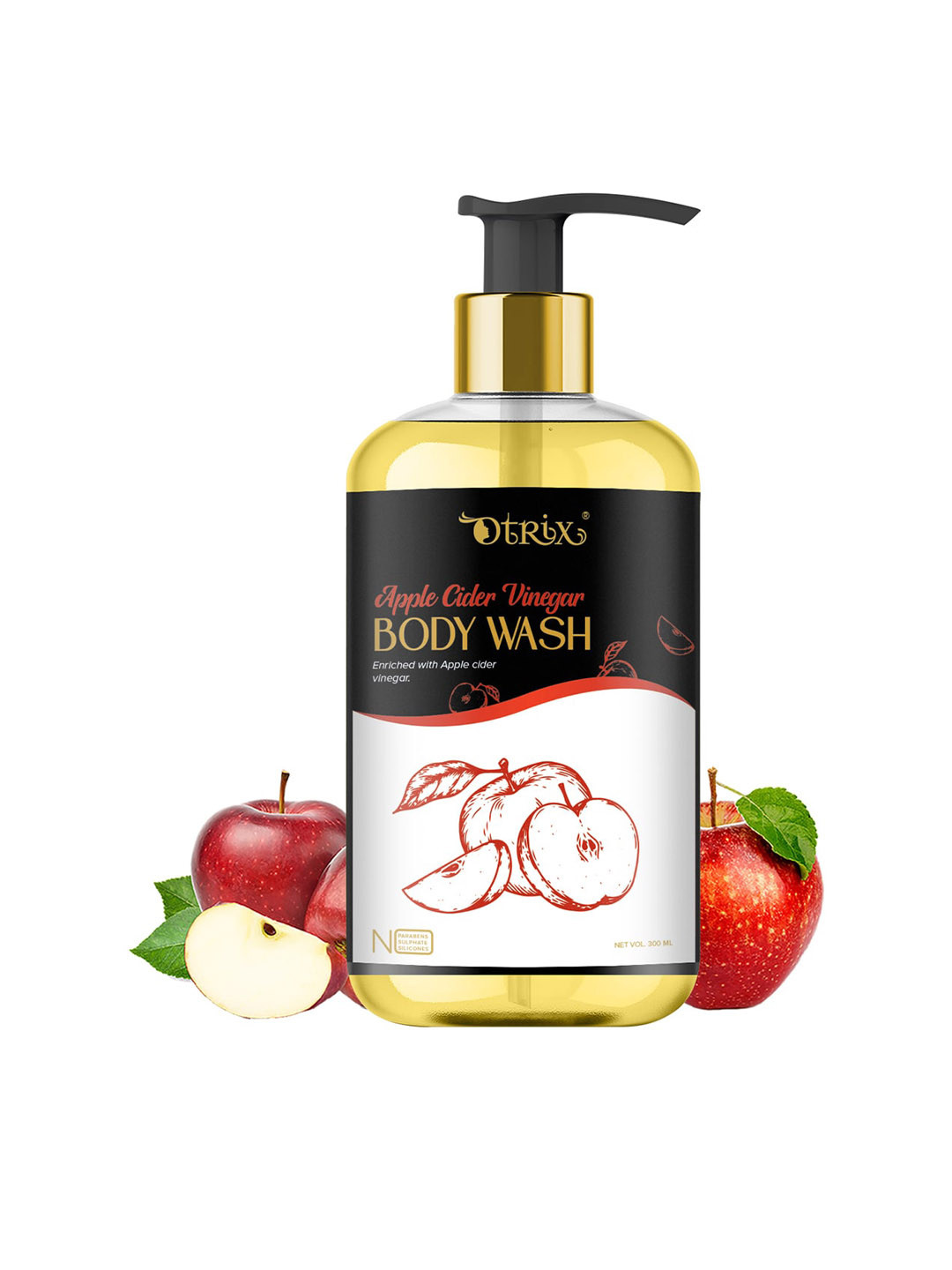 Buy Otrix Apple Cider Vinegar Body Wash 300ml Body Wash And Shower