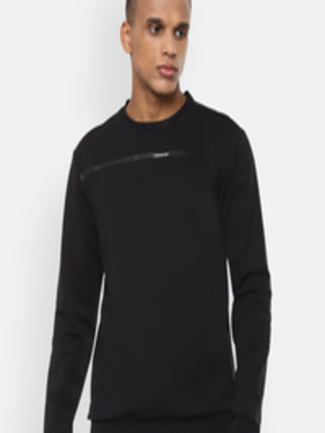 Buy Van Heusen Flex Men Black Sweatshirt - Sweatshirts for Men 18328940 ...