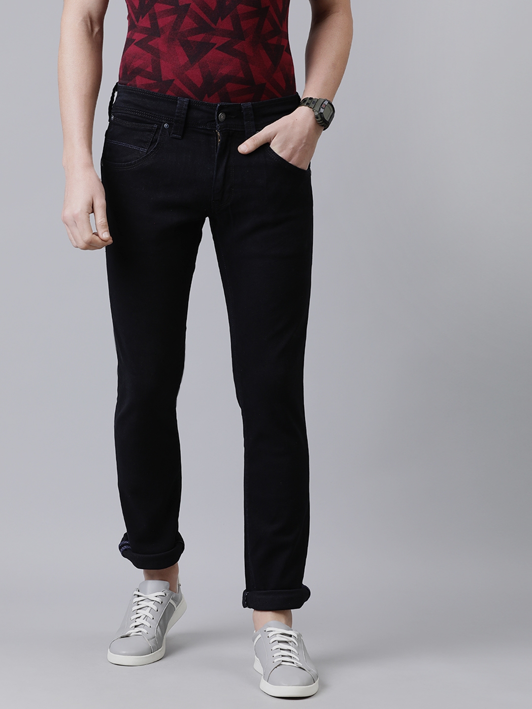 mens levi's black skinny jeans