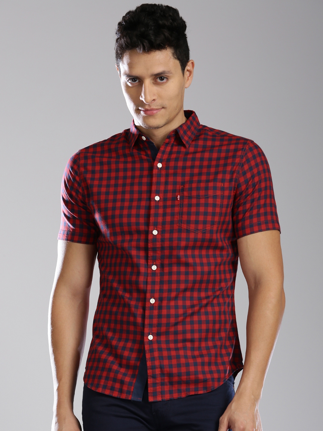 levi's checkered shirt