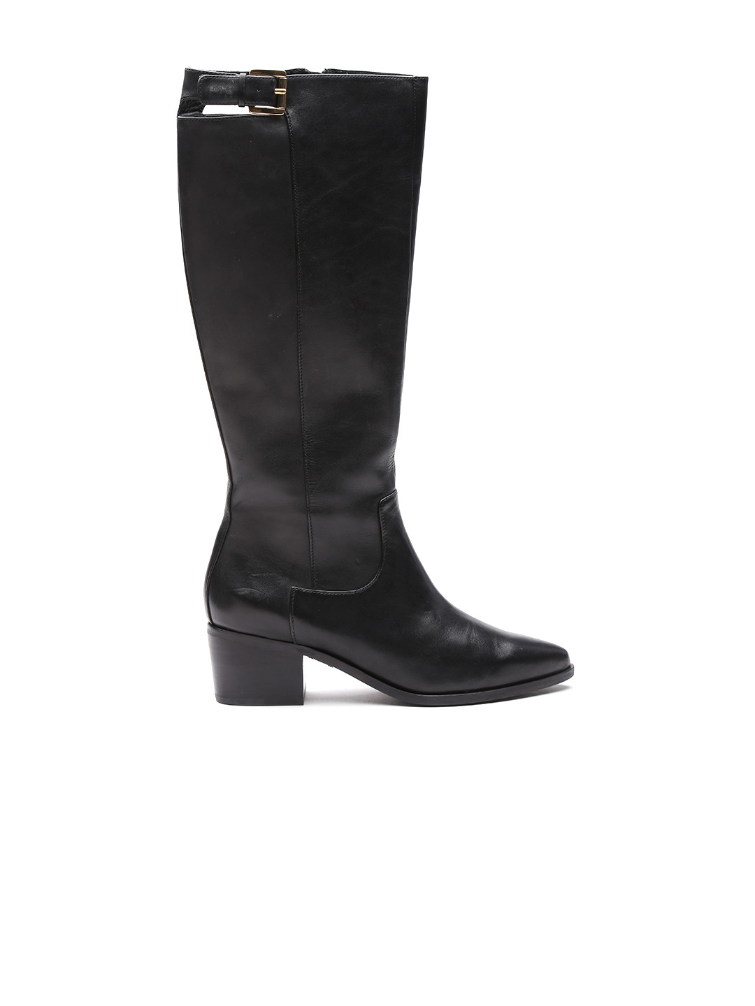 Buy Geox Respira Women Black Italian Patent Leather Heeled Boots