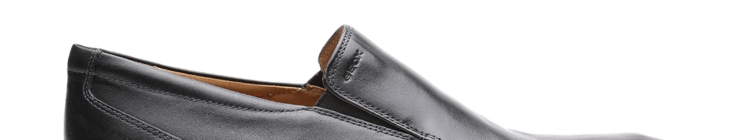 Buy Geox Respira Men Black Italian Patent Leather Formal Slip Ons ...