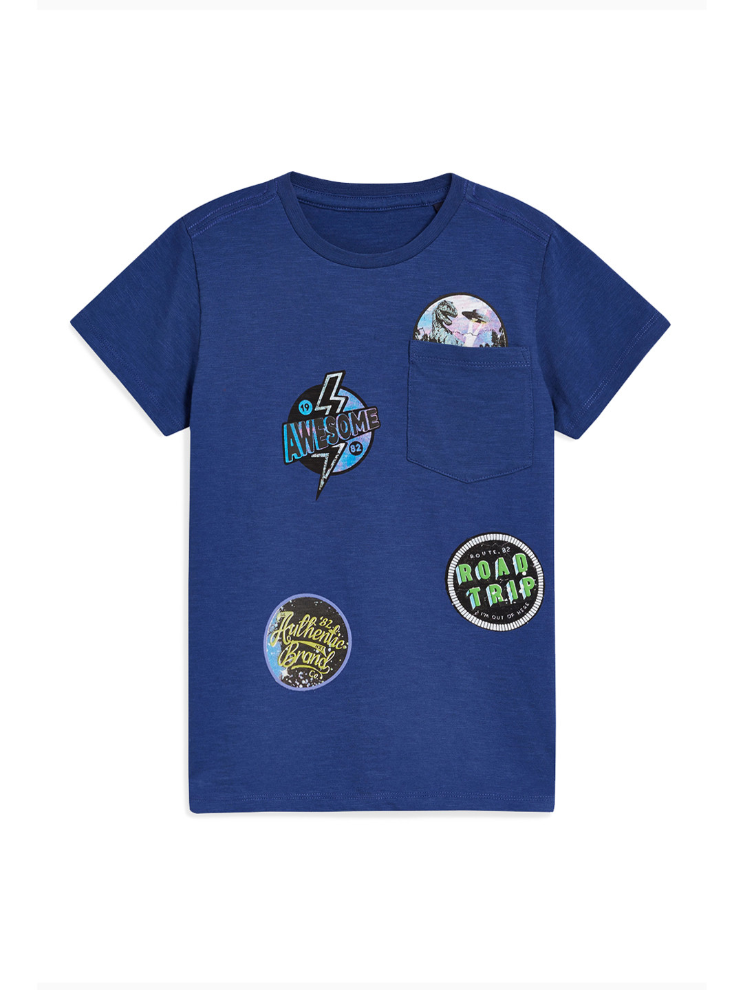 Buy Next Boys Blue Printed Round Neck T Shirt Tshirts for Boys