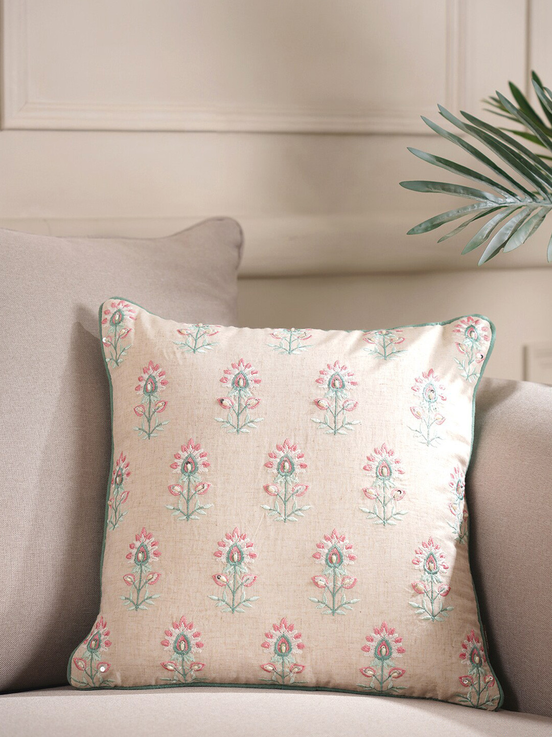 Buy Pure Home And Living Assorted Floral Square Cushion Cover Cushion