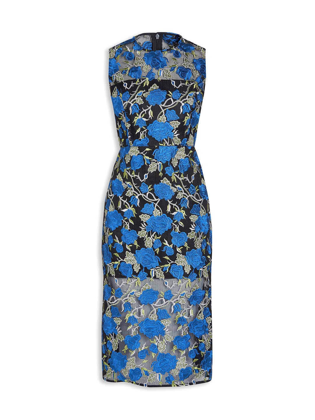 Buy Next Women Blue & Black Self Design Bodycon Dress Dresses for