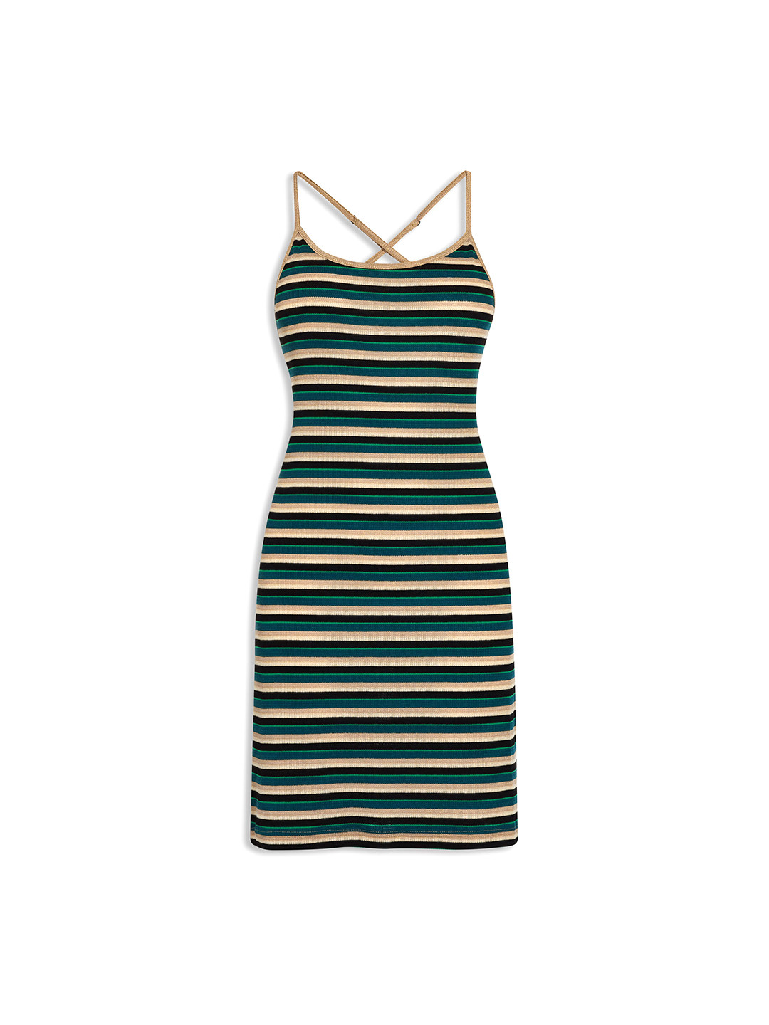 Buy Next Women Green Striped Sheath Dress Dresses for Women 1834956