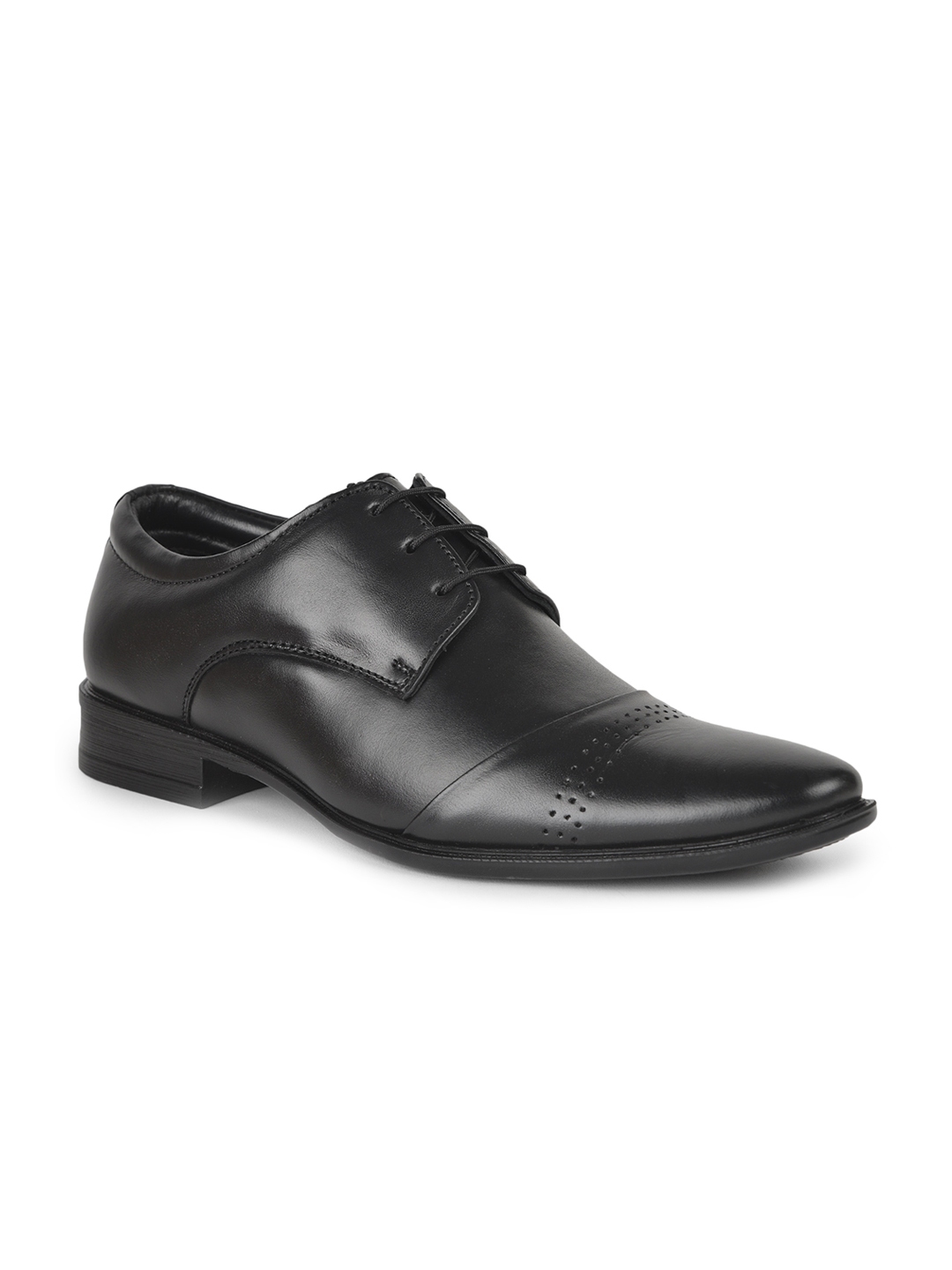 Buy Liberty Men Black Solid Formal Derby Shoes Formal Shoes For Men 18352690 Myntra 4205