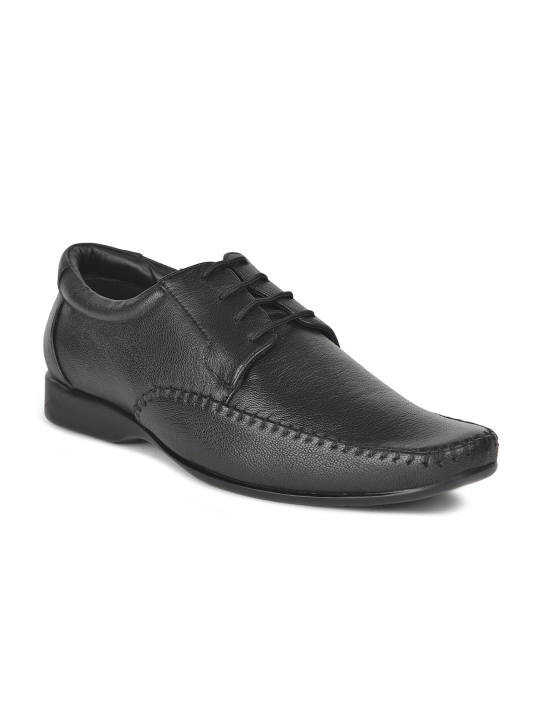 Buy Liberty Men Black Solid Leather Formal Derby Shoes Formal Shoes For Men 18352696 Myntra 7943