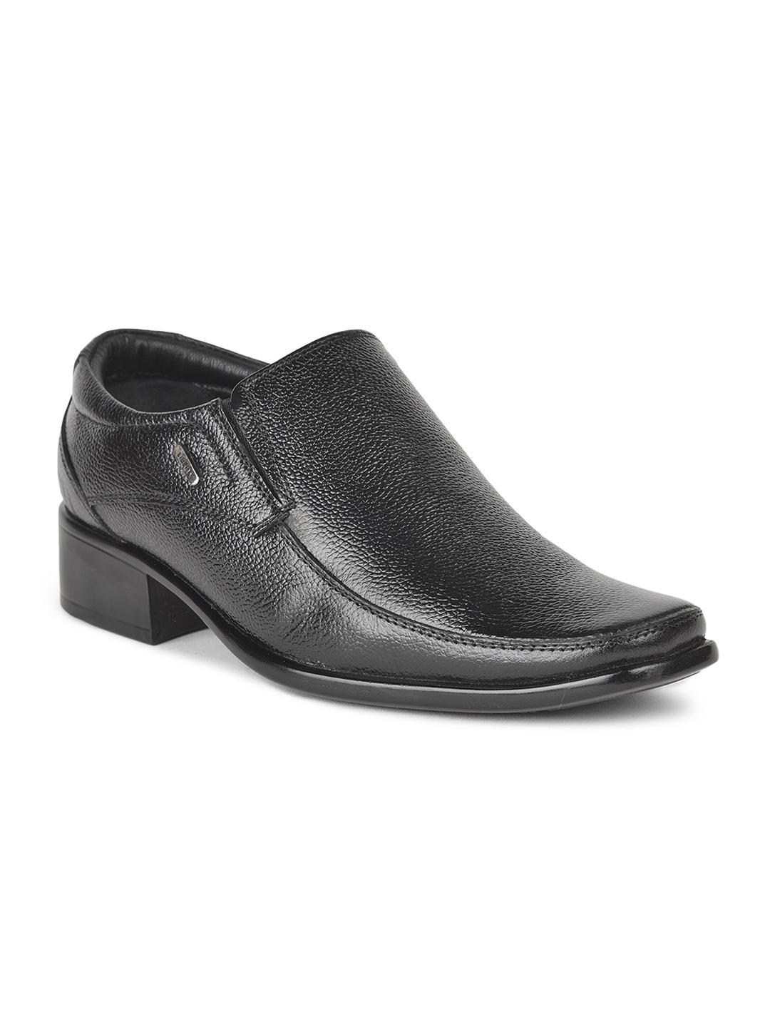 Buy Liberty Men Black Solid Leather Formal Slip Ons Formal Shoes For Men 18352842 Myntra 1827