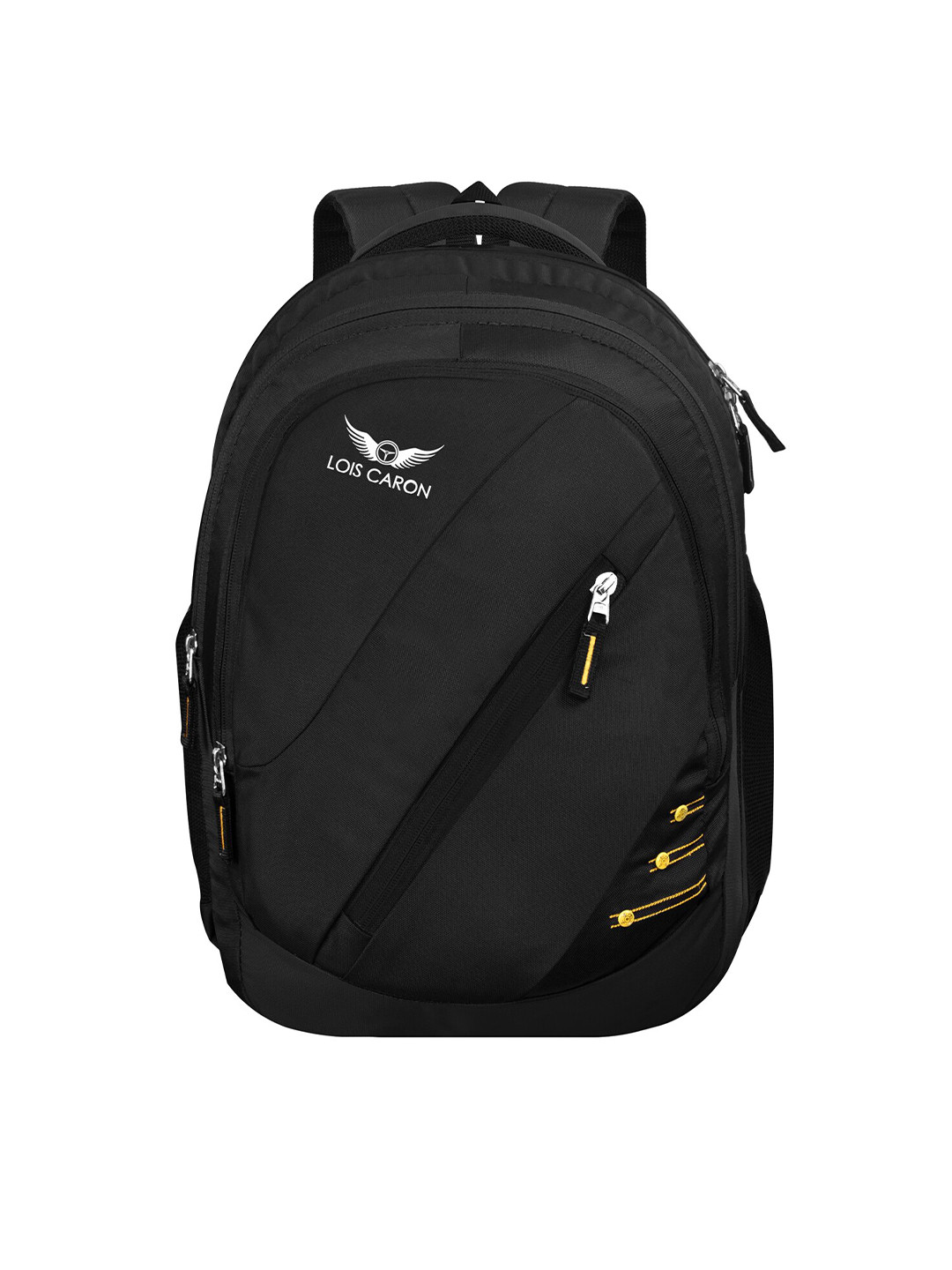 Buy LOIS CARON Unisex Black Backpack Backpacks for Unisex 18356074