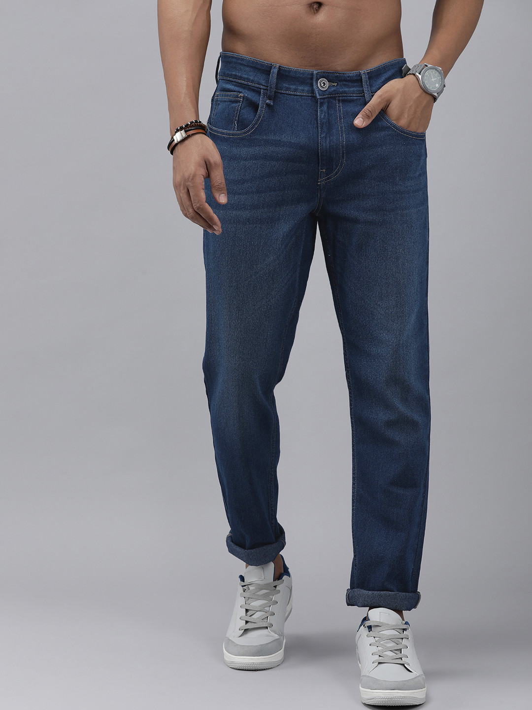 Buy Roadster Men Blue Jean Slim Fit Jeans Jeans for Men 18357928 Myntra