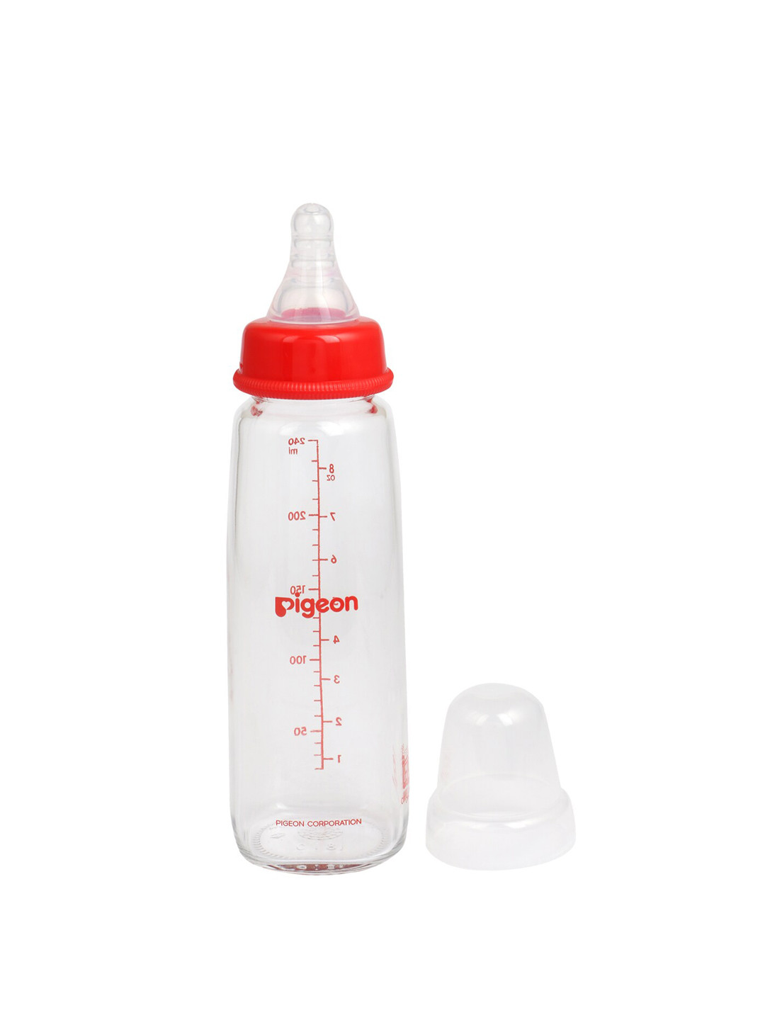 Buy Pigeon Transparent Glass Feeding Bottle 240ml Feeding Bottles for Unisex Kids 18359502