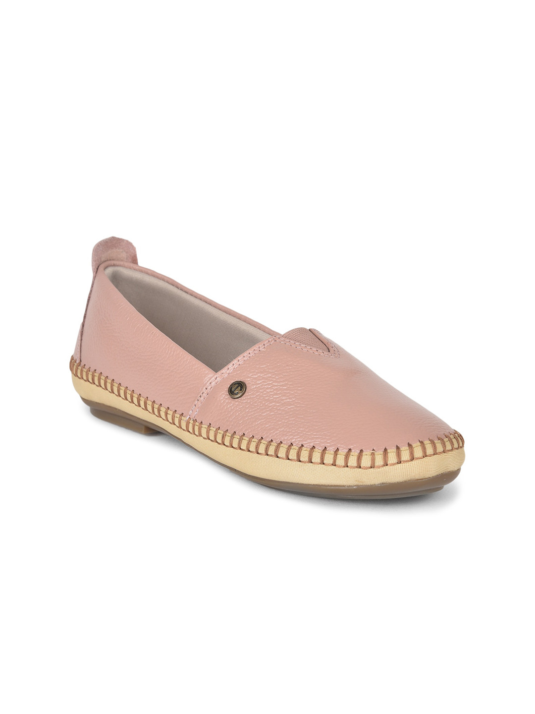 Buy Liberty Women Peach Coloured Espadrilles Casual Shoes for Women
