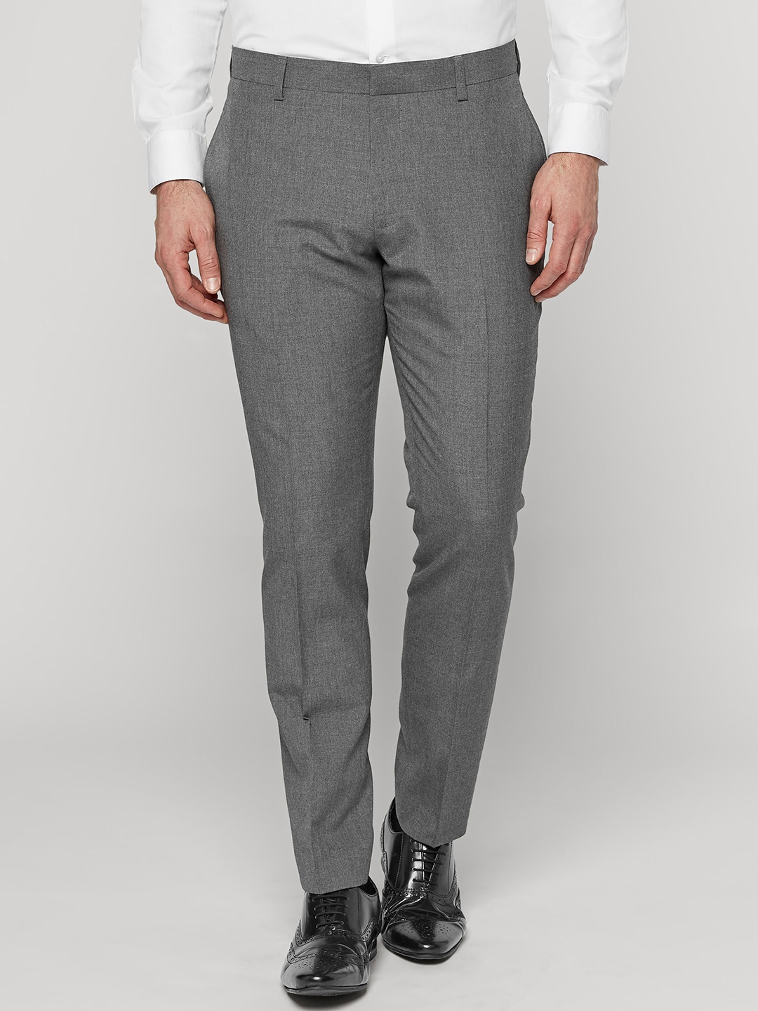 mens formal grey trousers