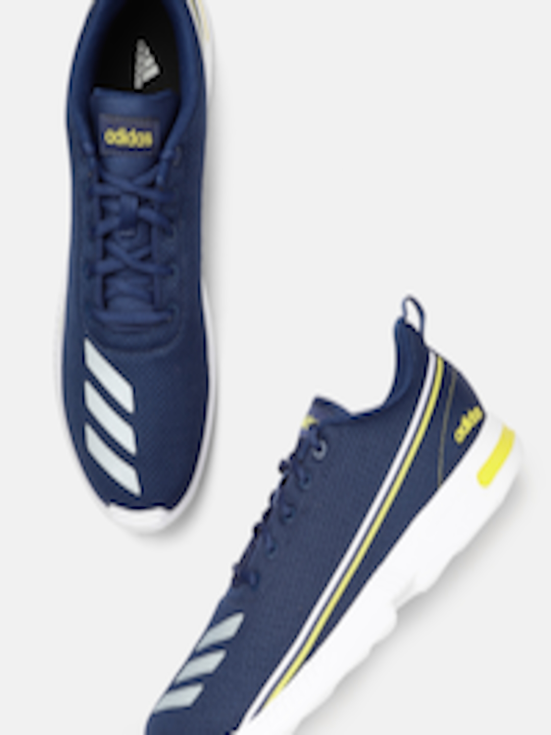 Buy ADIDAS Men Navy Blue & Grey Wide Walk Walking Shoes - Sports Shoes ...