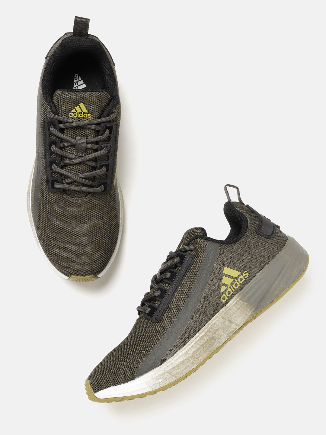 Buy ADIDAS Men Green Running Shoes - Sports Shoes for Men 18373328 | Myntra