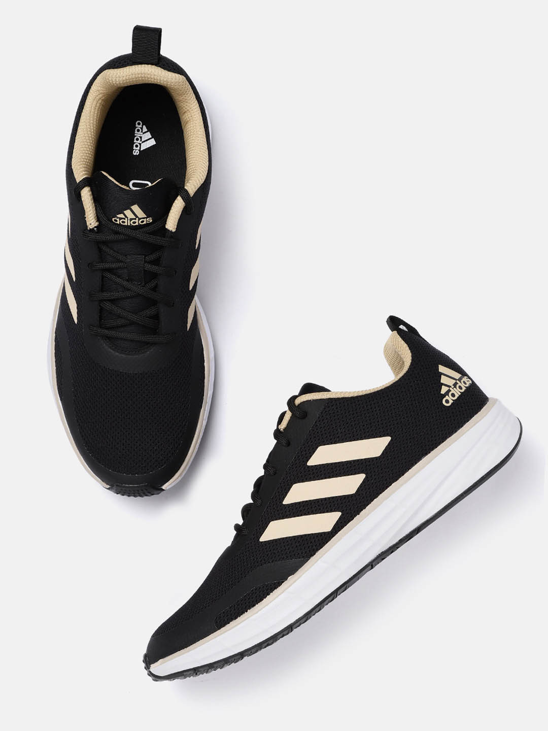 Buy ADIDAS Men Black & Beige Run Stunner Shoes Sports Shoes for Men