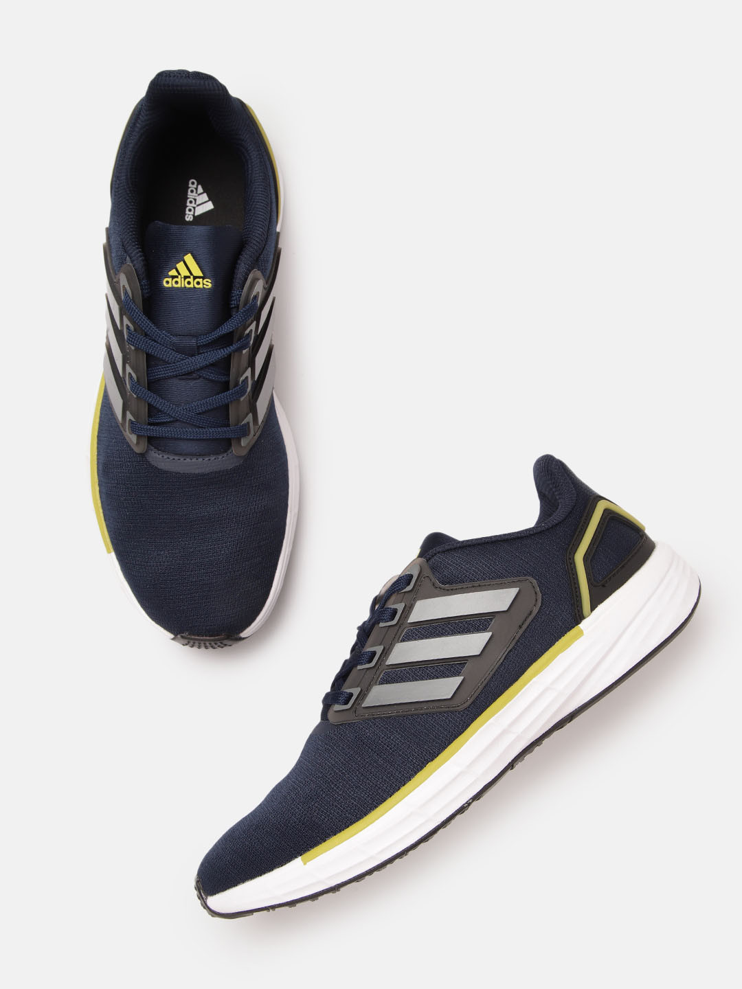 Buy ADIDAS Men Navy Blue & Grey Woven Design Primierto Running Shoes Sports Shoes for Men